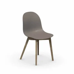 1665 Academy Connubia© Chaise scandinave en polypropylène et bois