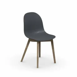 1665 Academy Connubia© Chaise scandinave en polypropylène et bois
