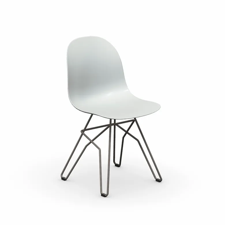 1664 Academy Connubia© Chaise design en polypropylène et métal