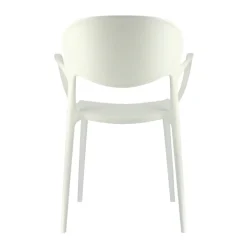 Abby Connubia® Fauteuil de jardin empilable en polypropylène recyclé