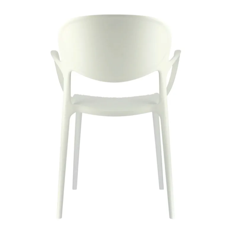 Abby Connubia® Fauteuil italien empilable en polypropylène recyclé