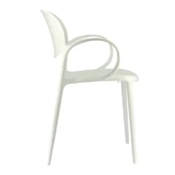 Abby Connubia® Fauteuil italien empilable en polypropylène recyclé
