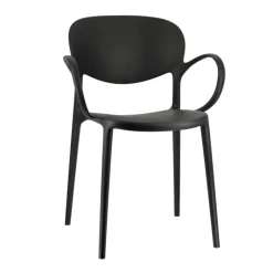 Abby Connubia® Fauteuil italien empilable en polypropylène recyclé