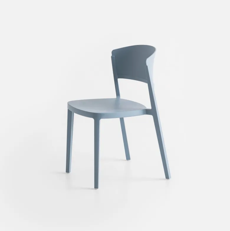 Abuela Chaise de terrasse moderne empilable en technopolymère
