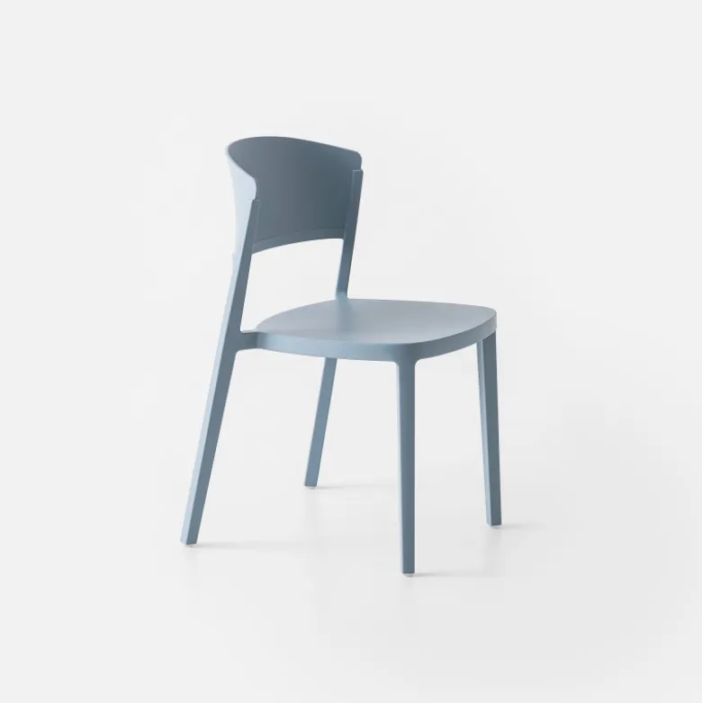 Abuela Chaise moderne empilable en technopolymère