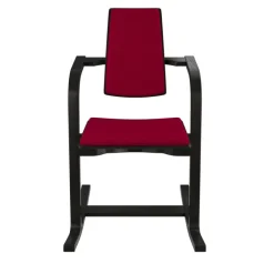 Actulum Varier® Fauteuil de bureau ergonomique à bascule en tissu et bois