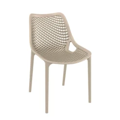 Air Chaise de jardin moderne ajourée en polypropylène
