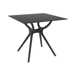 Air Table carrée petit espace en stratifié et polypropylène