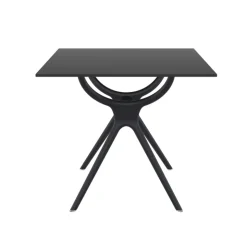 Air Table carrée petit espace en stratifié et polypropylène