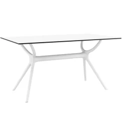 Air Table rectangulaire en stratifié et polypropylène