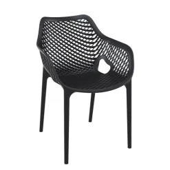 Air XL Fauteuil moderne empilable ajouré en polypropylène