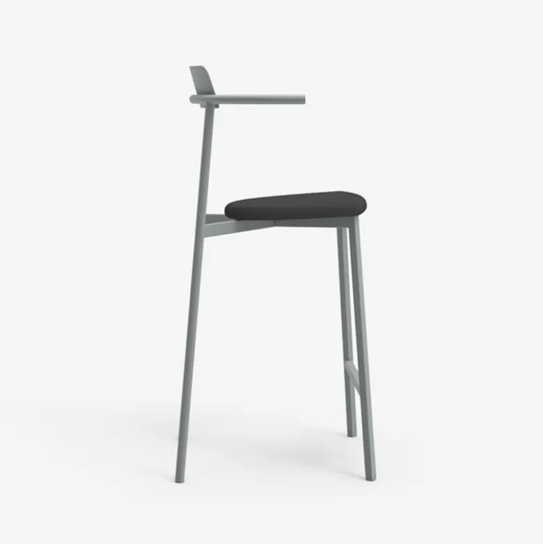Alice Carrier ® Tabouret snack moderne en acier fabriqué en France