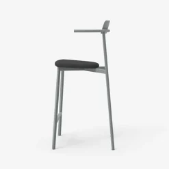 Alice Carrier ® Tabouret snack moderne en acier fabriqué en France