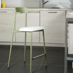Alice Carrier® Tabouret de bar design en métal made in France