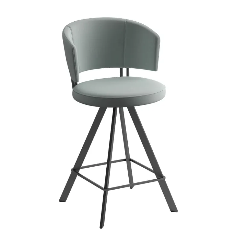 Allure Tabouret snack design pivotant en tissu