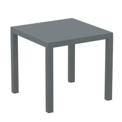 Ares Table de terrasse carrée en résine