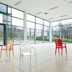 Arthur Fauteuil moderne en polycarbonate