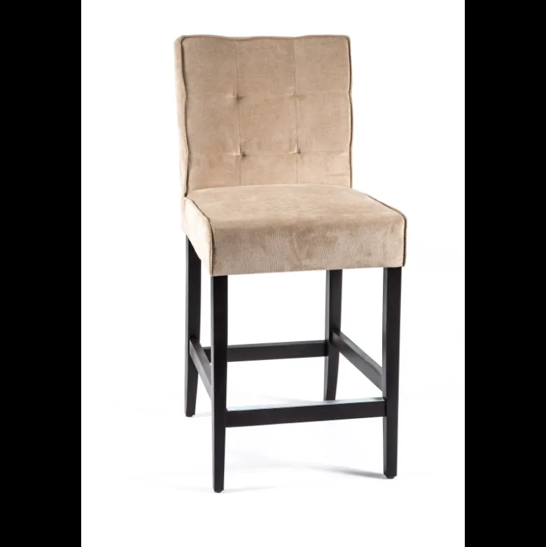 BarCarpe 2 Tabouret snack matelassé en tissu