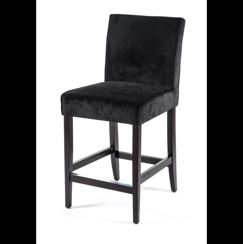 BarCarpe Tabouret snack en tissu et bois