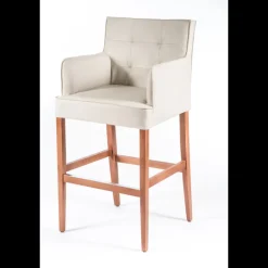 BarDiem 2 Tabouret de bar en synthétique et bois