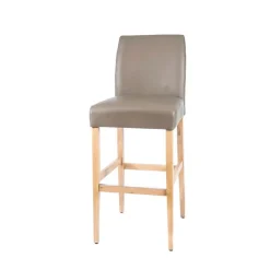 BarFritz diamant Tabouret de bar matelassé sur le dos du dossier style contemporain