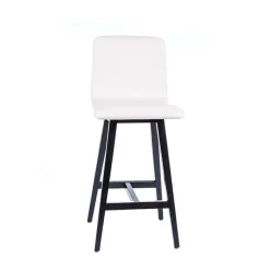 BarPlaza diamant Tabouret snack style scandinave avec pieds en bois