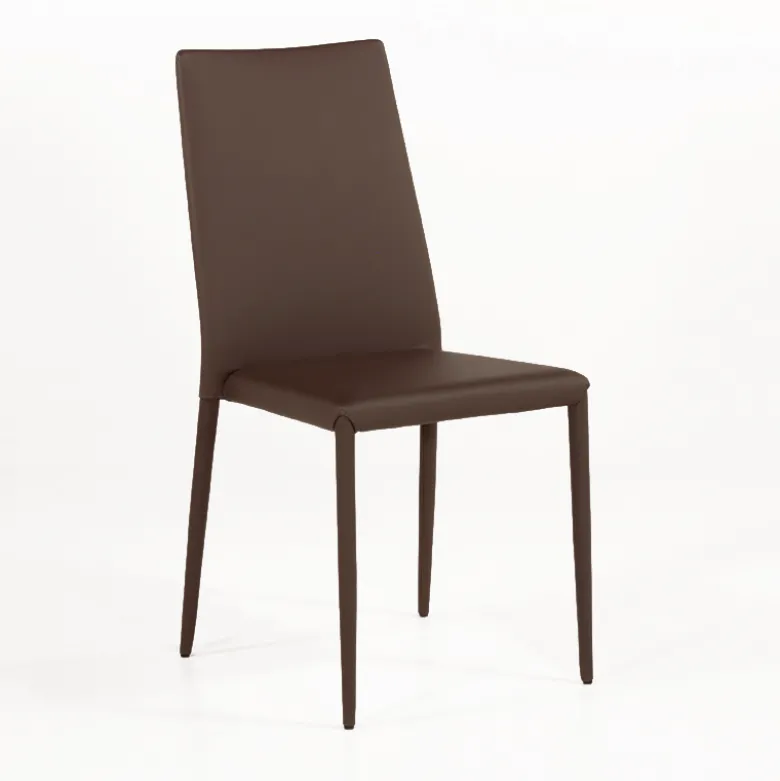 Bea Chaise contemporaine en cuir