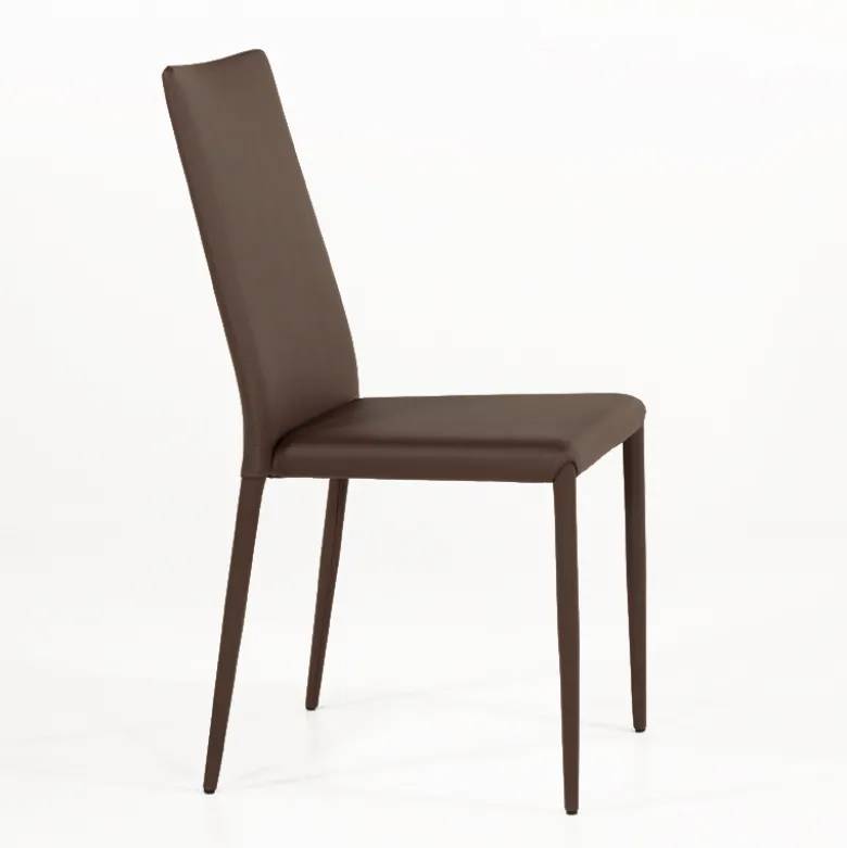 Bea Chaise contemporaine en cuir