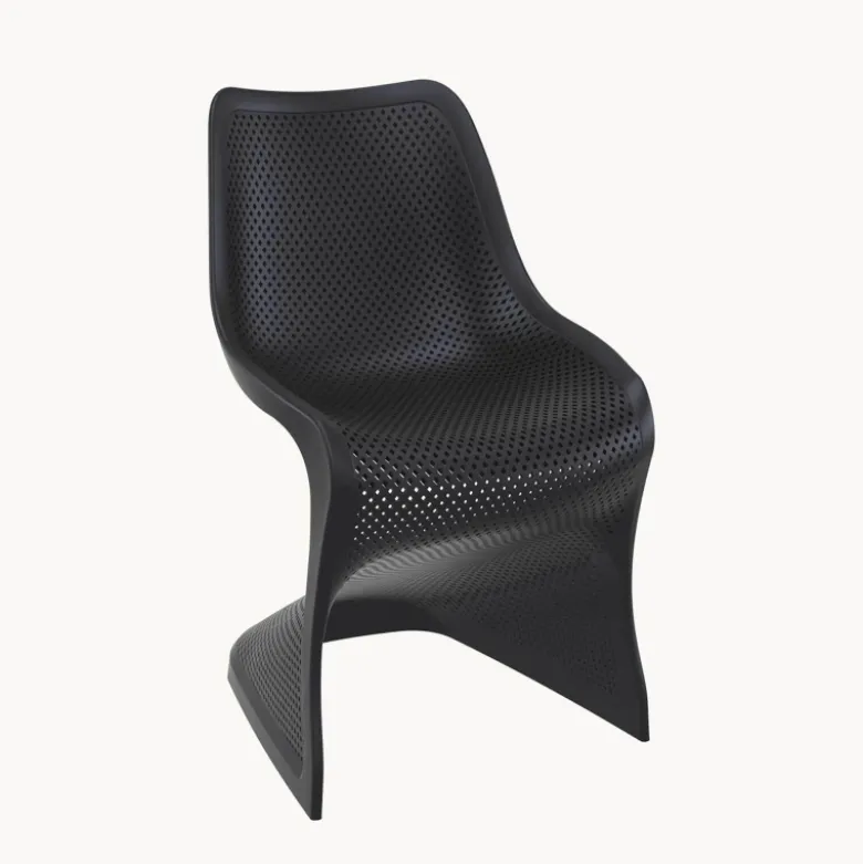 Bloom Chaise design ajourée en polypropylène