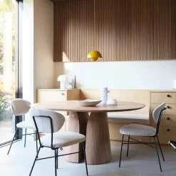 Blossom Mobitec® Table design en bois avec bords arrondis
