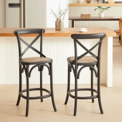 CabaretTabouret snack style bistrot en bois