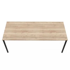 Cabrio Table snack rectangulaire extensible en stratifié fabriquée en Belgique