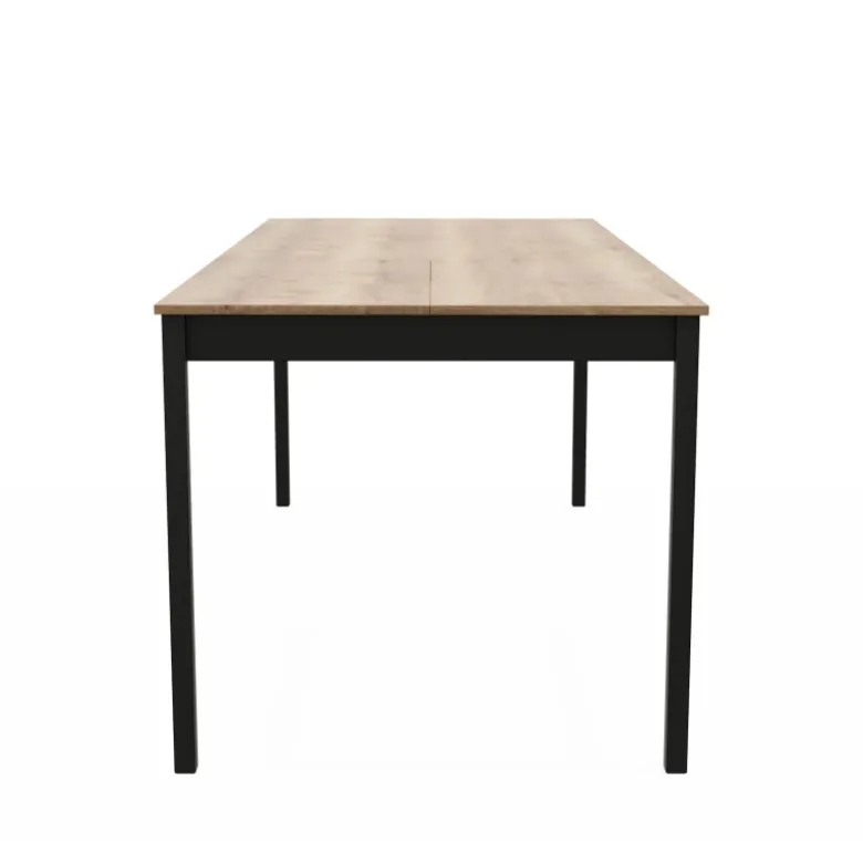 Cabrio Table snack rectangulaire extensible en stratifié fabriquée en Belgique