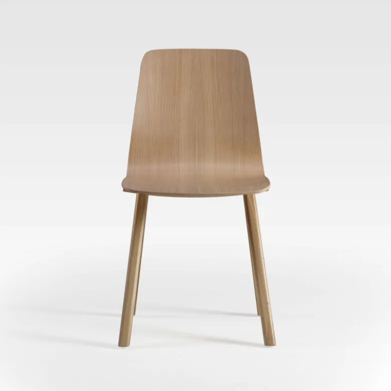 Chevron Chaise de designer en bois