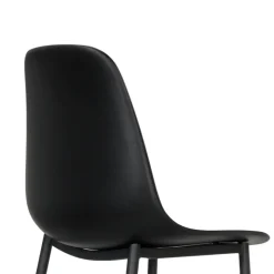 Cloe Tabouret snack moderne en polypropylène et métal