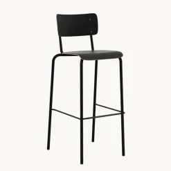 College Tabouret de bar avec dossier style vintage