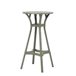 Combo Table de jardin ronde recyclée
