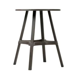 Combo Table de jardin ronde recyclée