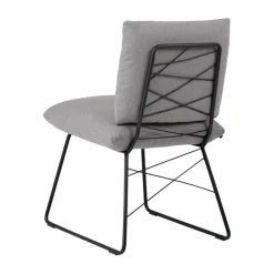 Cosy Mobitec® Chaise confortable design en tissu et structure métal