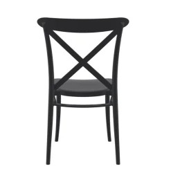 Cross Chaise de terrasse bistrot empilable en polypropylène