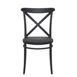 Cross Chaise de terrasse bistrot empilable en polypropylène