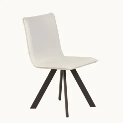 Denia Moblibérica® Chaise moderne en synthétique et métal