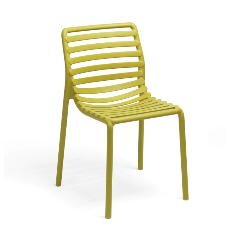 Doga bistrot Chaise de jardin design empilable sans accoudoirs de fabrication italienne