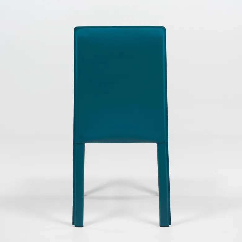 Elisa A Chaise de salle à manger en croûte de cuir