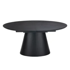EllaTable design ovale extensible avec pied central