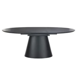EllaTable design ovale extensible avec pied central