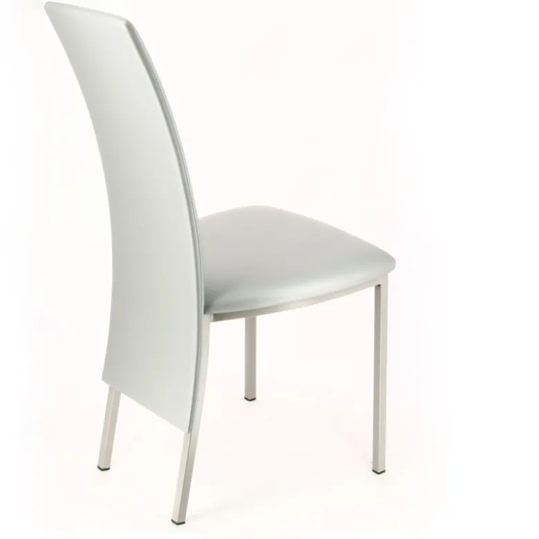 Elyn Chaise contemporaine de salle à manger en simili