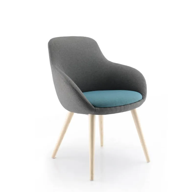 Eneka 02 Fauteuil made in France confortable en tissu