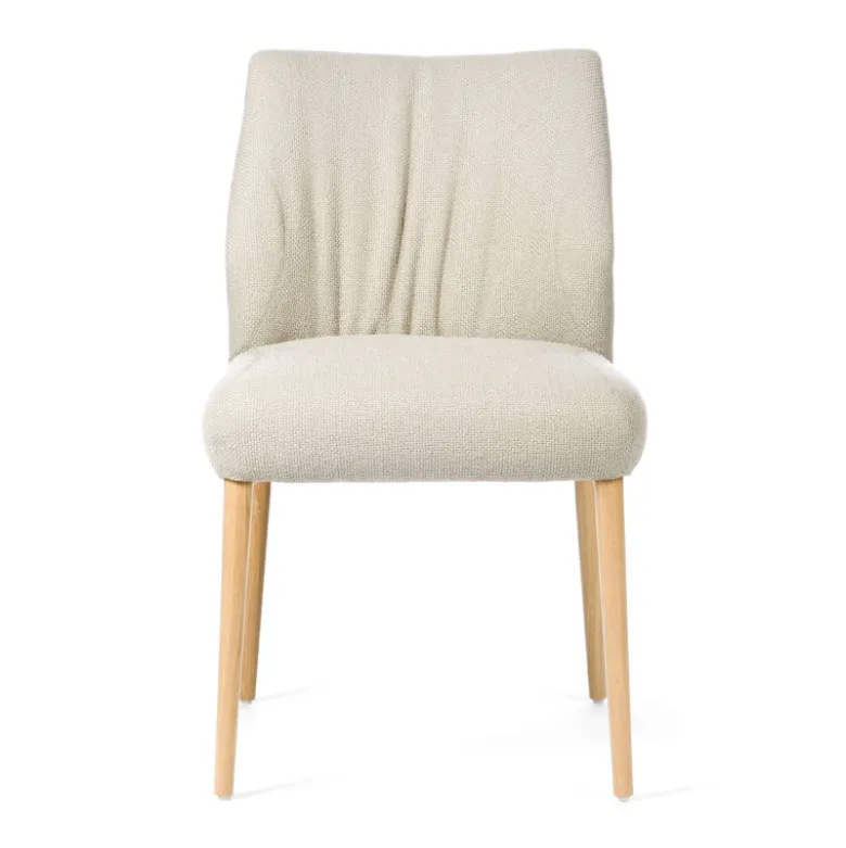 Enora Mobitec® Chaise cocooning en tissu et pieds en bois