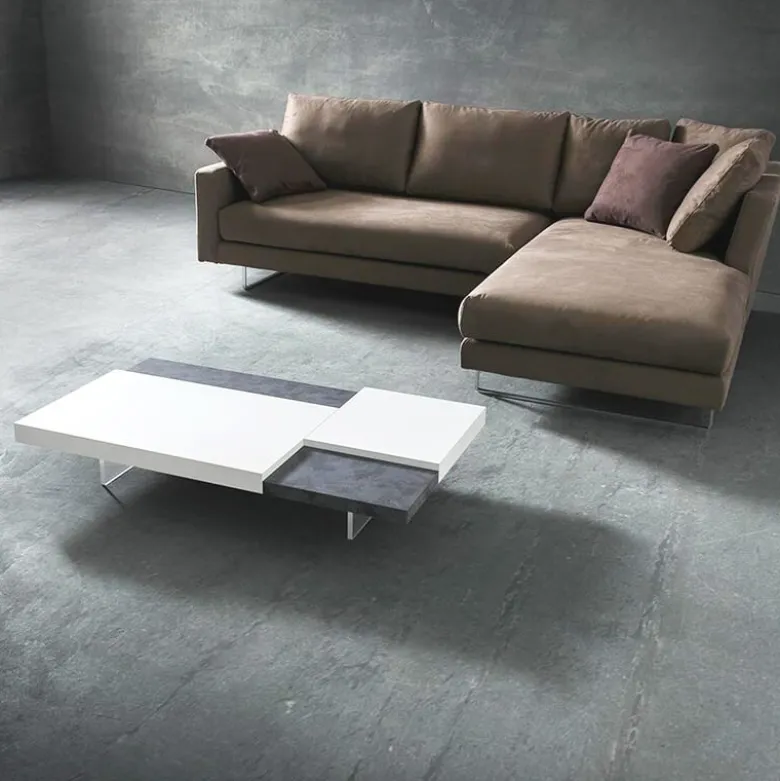 Erica Table basse bicolore moderne